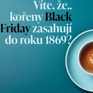 Víte, že kořeny #blackfriday zasahují až do roku 1869? Na našem webu teď frčí také nákupní horečka... a to 30% sleva na...